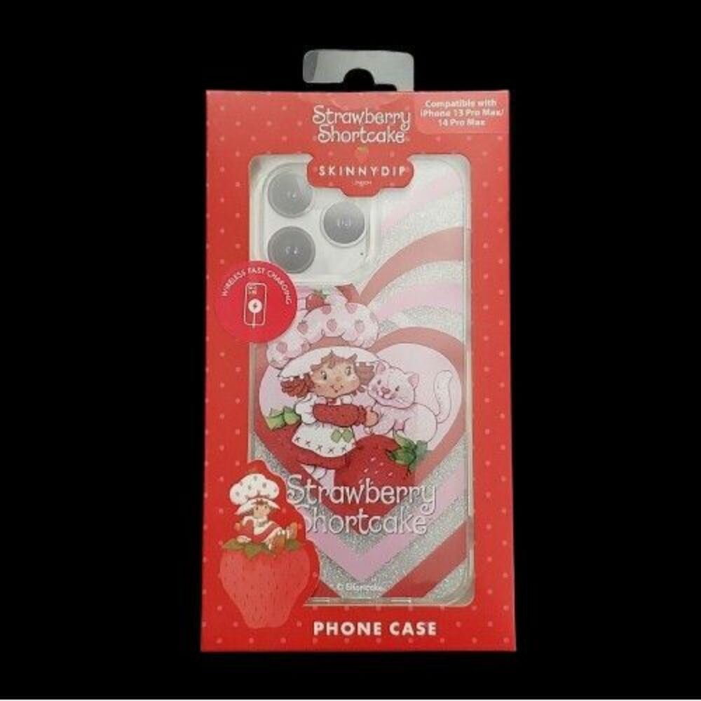 NEW STRAWBERRY SHORTCAKE & CUSTARD iPhone 13 Pro Max / 14 Pro Max Phone Case